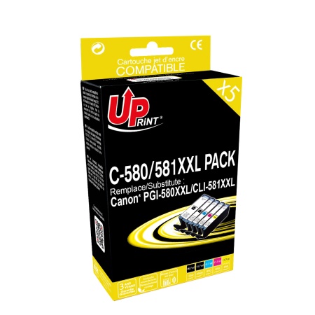 Pack 5 cartouches compatibles CANON imprimante PIXMA IX6850