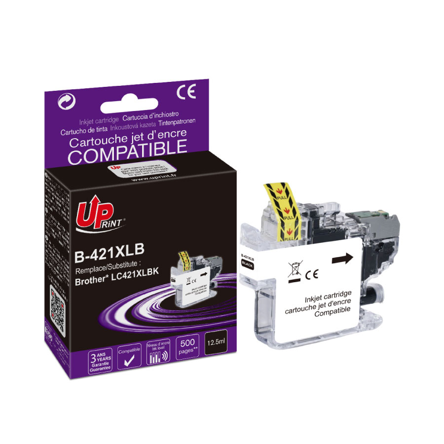Compatible Brother LC421XLBK High Capacity Black Ink Cartridge